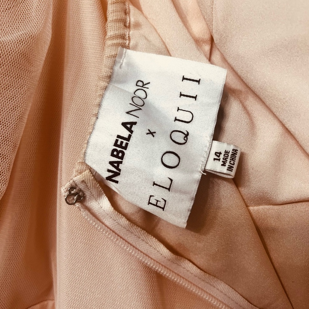 Eloquii Blush Pink Midi Tulle Dress - Picture 6 of 12